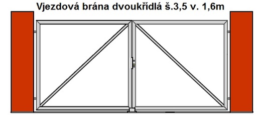 Vjezdová brána dvoukřídlá š. 3,5m v. 1,6m.jpg