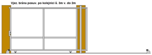Vjezdová brána posuvná po kojenici  š. do 3m v. 2m.jpg