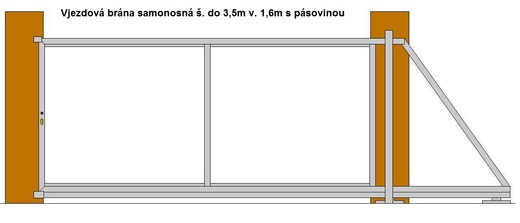 Vjezdová brána samonosná š. do 3,5m v. 1,6m s pásovinou.jpg