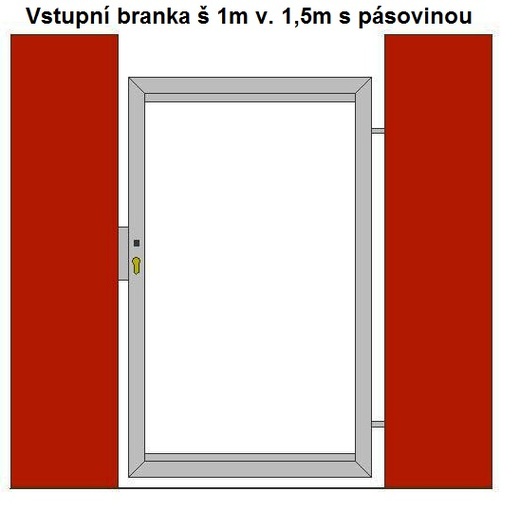 Vstupní branka š 1m v. 1,5m s pásovinou.jpg